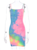 2020 Women Summer Sexy Sleeveless Slip Bodycon Dress Female Printed Wrap Party Beach Club Mini Dresses Outfits