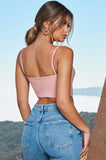 X00012C PU Sleeveless Zip Up Corset Bustier Crop Tops Women 2021 Fashion Underwear Backless Cami Cropped Top Zipper Solid