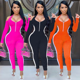 Phoenix New arrival women jumpsuits+Personality matching sexy long sleeve jumpsuit