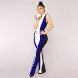 Streetwear Bodycon Sexy Jumpsuits For Women Autumn Zipper Sleeveless Romper Womens Jumpsuit Female Overalls