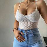 X00308L Hot style new arrival sexy slim tank top+Lace vest V - neck splicing halter vest