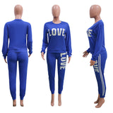 X00768M Phoenix Full collar solid color fashion suit Simple fashion casual letter-leopard print sportswear