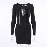 Phoenix New arrival sexy women dress+Sexy V-neck drill chain hottie slim dress