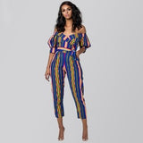 Dashiki Dresses For Women Jumpsuit Bazin Jumpsuits Off Shoulder Riche African Print Clothes