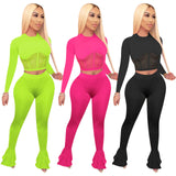 X00374M Hot style fashion net dew belly clothes micro speaker two-piece set