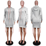 Phoenix 2020 hot sale women winter hoodie dresses