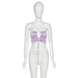 X00194L Hot sale Pure color Sexy suspenders with large backless body wrap