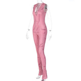 autumn new Hot sales of high-waisted buttock print sports fitness jumpsuits