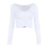 X00157V Hot Selling Women Fashion Casual Crop Tops