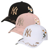 Ny baseball caps hat women caps and hats customized sports cap hat