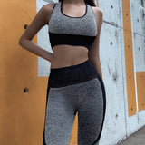 fashion women casual fitness suits crop tops tanks and movement workout leggings pants two piece sets yoga wear jogging