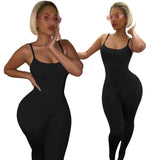 Casual Biker Shorts Rompers Women Workout Active Wear Skinny Playsuit Fashion Bodycon 2020