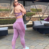 2 Piece Sets Workout Clothes For Women Bra And Leggings Sports Wear Gym Clothing Athletic Yoga Set