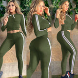 X00467M new fashion Women's sport casual trouser suit casual suit sport exercise clothes comfort 2 pieces