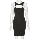 2020 sleeveless women sexy slim dress