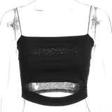 Fashion Sexy Women Sleeveless Tank Tops Bustier Cami T-Shirt Summer Vest Crop Top Strappy