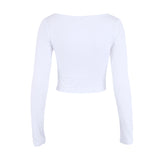 X00157V Hot Selling Women Fashion Casual Crop Tops