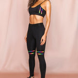 X00280M A high-waisted sport suit with a tank top work out bodybuilding exercise Tight suit