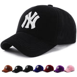 2020 Golden velvet baseball cap lady fashionable letter diamond-encrusted suede cap