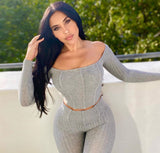 X00261L 2021 Hot style women two-piece sets+ Street morning run healthy breathable athletic suit