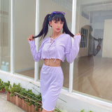 X00412M Sexy suit 2021 Autumn new style button long sleeve upper dress and buttocks