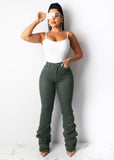 X00185L Phoenix Hot style new arrival women pants+Classic stacked denim pants