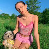 X00533S pink leopard print jumpsuit Crop Top Sleeveless Shirt Sexy Slim Lady Bralette Tops Strap Skinny Vest Camisole Women