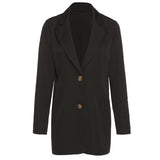 X00491V New 2021 autumn/winter Women's new single breasted long - sleeved fashionable slim casual small suit