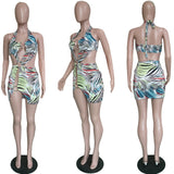 2021 Hot summer style women dresses Wish's best-selling swimsuit,a colorful printed dress