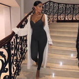 2020 Summer Wear Sleeveless Jumpsuits Romper Casual Trousers Sexy Backless Jumpsuit Sportswear For Women