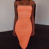 long sexy wrap bodycon dress women casual club party dress summer neon pink dress