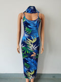 2020 New arrival hot style women dress+Fashionable halter print sexy dress