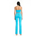 X00567M Autumn new women's wear New women's sexy tie with strapless stretch pantsuit