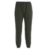 X00991M Sport jogging slacks Fashion solid color women's pants casual stacked pants in stock