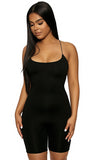 black Skinny Spaghetti Strap sleeveless Street woman Rompers 2020 club Bodycon bodysuit en jumpsuits body femme