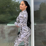 2020 hot sale women jumpsuits + Printed high waist tight lift hip casual jumpsuit