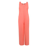 Wholesale 2020 hot style jumpsuit Casual loose Sling jumpsuit 4-colors V-Neck sleeveless suit