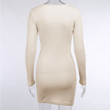 Phoenix New arrival sexy women dress+Fashion casual long sleeve figure-hugging hip dresses