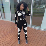 X01640C Phoenix A hot seller of sportswear leisure and fashion printed two-piece cross-border women's wear