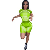 X00124L Hot selling women two-piece set European and American fashion sexy positioning print movement sport suits