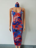 2020 New arrival hot style women dress+Fashionable halter print sexy dress