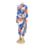 Phoenix 2020 Foreign Trade Autumn/winter casual fashion printed dresses for women