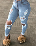 X00561L Phoenix Trend sexy new arrival women pants+Hot style ripped tassel pants