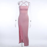 Sequined Shinning Sexy Maxi Dress Bodycon Summer Women Slit Off Shoulder Slip Long Dresses Party Club