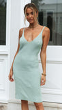 New arrival summer solid color backless sleeveless women casual dresses sexy casual+dresses