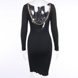 Phoenix New arrival sexy women dress+Sexy chain slingback wrap skirt