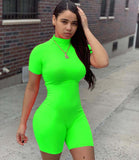 2020 hot sale SportwearFashion stretchy sexy tight running one piece jumpsuit Casual athletic leggings jumpsuit