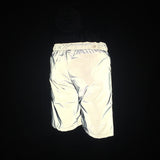 Night Light Shorts Men Women All Reflective Summer Beach Hip Hop Shiny Blink Short Pants For Couples