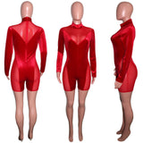 2020 Hot style sexy mesh perspective Mosaic deep V jumpsuit nightclub bodysuit bodycon in stock