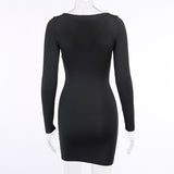 Phoenix New arrival sexy women dress+Sexy V-neck drill chain hottie slim dress